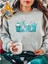 Kadın Karikatür Içeceği Baskılı Kalın Spor Uzun Kollu Kadın Sweatshirt Polyester Örgü Kumaş ile Az Esnek 1
