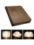 Vorrınc Ahşap Katlanır Kitap Lambası, Ambiyans Aydınlatması, Gece Lambası, Manyetik LED Işık, Dekoratif Işık, 360° Katlanabilir, Hediye Için Ideal (Siyah Ceviz) 21 x 16,5 x 2,5 cm 1