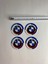 Bmw 50.yıl Yapıştırma Jant Göbek Stickerı 60MM 2