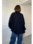 Kadın Bisiklet Yaka Oversize Kazak 3