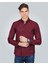 Slim Fit Spor Bordo Erkek Gömlek 1