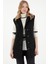 Kadın Siyah Yelek (Dokuma) 50289554-VR046 3