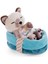 47893 Soft Basket 12 cm - Sleeping Pets Cuddly Toy Siamese Cats For Girls, Boys & Babies - Fluffy Stuffed Cuddle, Play & Sleep With - Cosy Plush Animals, Paws, Beige 1