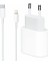 Ile Uyumlu Hızlı Şarj Cihazı, Iphone Şarj Aleti Seti Iphone Şarj Adaptörü 20W + 1mt Hızlı Şarj Kablosu 1
