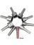 Manyetik Mıknatıslı 5 6 7 8 9 10 11 12 13 mm Somun Civata Adaptör Seti Crv Metal Matkap Uyumlu Uç 3