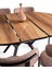 Roza Alfa Yuvarlak Highgloss Mutfak Masa Sandalye Takımı 120CM 3