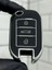 Opel Corsa F Comboe Granland x Crossland x Sustalı Anahtar Kılıfı Siyah Gümüş 3