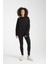Uzun Kol 3 Iplik Sweatshirt Bk 1014 2