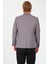 5138 Dar Kalıp Kare Desenli Bordo Erkek Blazer Ceket 4