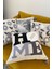E-Bizz Home Punch Nakışlı 4 Adet Kırlent Kılıfı 4