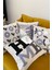 E-Bizz Home Punch Nakışlı 4 Adet Kırlent Kılıfı 5