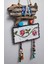Etamin, Iğne Oyası ve Boncuk Işlemesi ile El Emeği Duvar, Balkon, Kapı Süsü / Nazarlık (31 x 16 cm ) 4