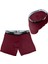 erkek, Özel Anatomik Pamuklu Boxer,tekli, Bordo 1