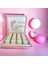 Yeni!! Luxury Isimli soft Pembe Ay Çiçek Kız Bebek Çikolatası 48LI Doğum-Mevlid-Hediyelik- 1