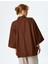 Pamuklu Cepli 3/4 Geniş Kol Oversize Kimono 4