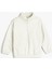 Yarım Fermuar Detaylı Dik Yaka Uzun Kollu Basic Sweatshirt 1