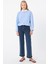 Mavi-Pamuklu Wide Leg Denim Pantolon 2