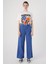İNDIGO-%100 Pamuk Bol Paça Cepli Pantolon 2