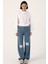 MAVI02-YIRTIK Detaylı Wide Leg Pantolon 2