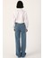 MAVI02-YIRTIK Detaylı Wide Leg Pantolon 4