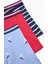 Erkek Blue Sailor 3lü Çok Renkli Boxer 4
