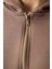 Silky Feel Zipped Vizon Rengi Sweatshirt 4