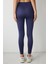 Koyu Indigo Yüksek Bel Toparlayıcı Miracle Slimmer Crop Tayt 3