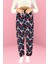 Dreamy Soft Kadife Dokulu Desenli Süet Pijama Altı Pantolon 1