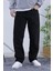 Erkek Baggy Bol Kesim Kot Pantolon 2