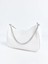 Beyaz Zincir Detaylı Kadın El Çantası 4