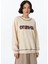 Kovboy Desenli Sweatshirt Bej 1