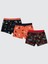 Erkek Çocuk 3'lü Boxer Set 2-10 Yaş Siyah 1