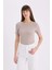 Slim Fit Dar Kesim Bisiklet Yaka Fitilli Kaşkorse Basic Düz Kısa Kollu Tişört C0097AX25SP 3