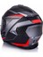 Storm 2 Racer Turuncu Kapalı Motosiklet Kaskı Mavi Camlı 5