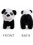 Panda 3D Pelüş Fermuarlı Yatay Kalem Kutu 5