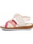 Ayakmod Beyaz-Pembe Bebek Sandalet 2