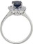 Pırlanta ve Oval Safir Taşlı Anturaj Yüzük 0417R0099 3