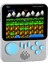 Mini Atari Taşınabilir Oyun Konsolu 3.5 Inç Ekran Çift Konsol 666 Adet Retro Oyun Gameboy El Atarisi 1