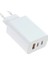 2 Type - C + USB Giriş Şarj Adaptörü 65W Hızlı Şarz Iphone Xiaomi Huawei Samsung Oppo Uyumlu 1