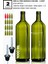 2 Ad X 1000 Ml Yeşil Marasca Cam Şişe + Çelik Akıtıcılı Yağ Şişesi - Sirke Şişesi - Yağdanlık -Sosluk 1