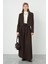 Crop Blazer Ceket Acı Kahve 1