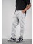 Gri Gabardin Pantolon 4