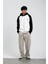 Beyaz Siyah Kollu Kapüşonlu Sweatshirt 1