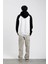 Beyaz Siyah Kollu Kapüşonlu Sweatshirt 4
