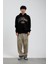 Siyah Eventious Yazılı Kapüşonlu Sweatshirt 1