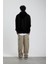 Siyah Eventious Yazılı Kapüşonlu Sweatshirt 4