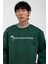 Yeşil Holiday Palmiye Baskılı Sweatshirt 2