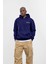 Lacivert Örümcek Baskılı Kapüşonlu Sweatshirt 4