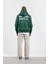 Yeşil NM-6090 Baskılı Kapüşonlu Sweatshirt 4