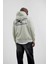 Mint Yeşili Nomarc Bloc Baskılı Kapüşonlu Sweatshirt 3